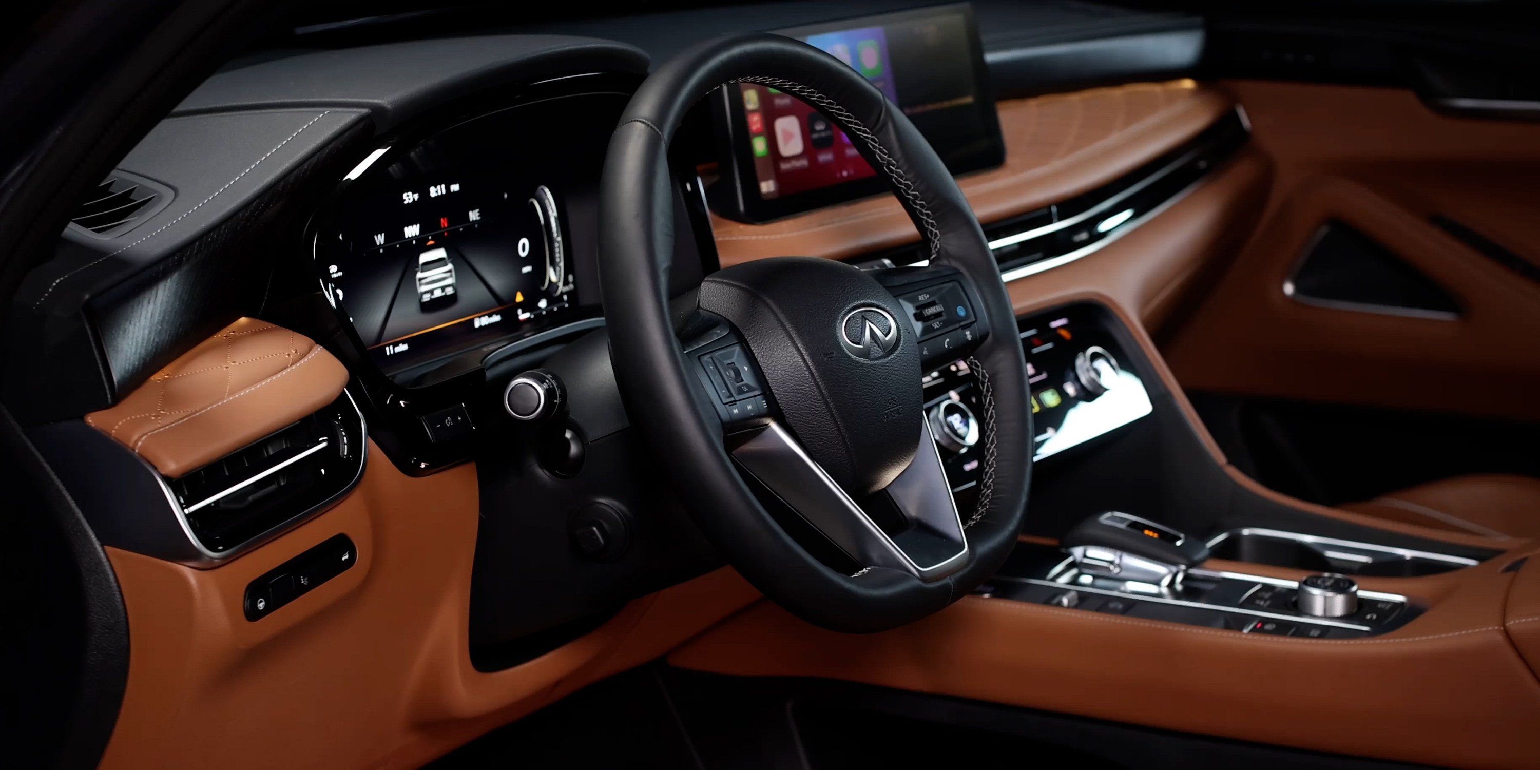 интерьер абсолютно нового 2021 INFINITI QX60